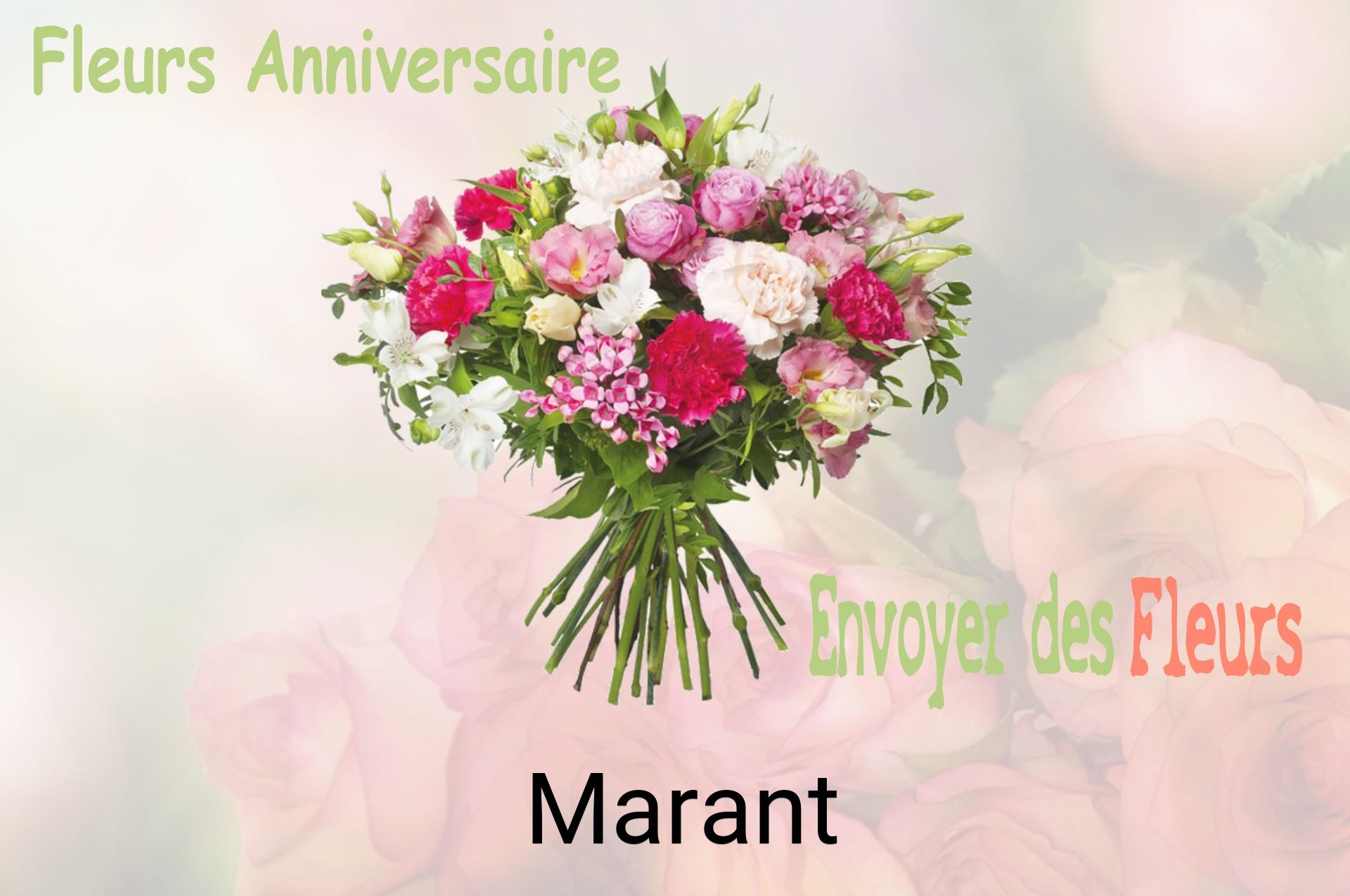 Bouquet de fleurs d’anniversaire livré à Marant