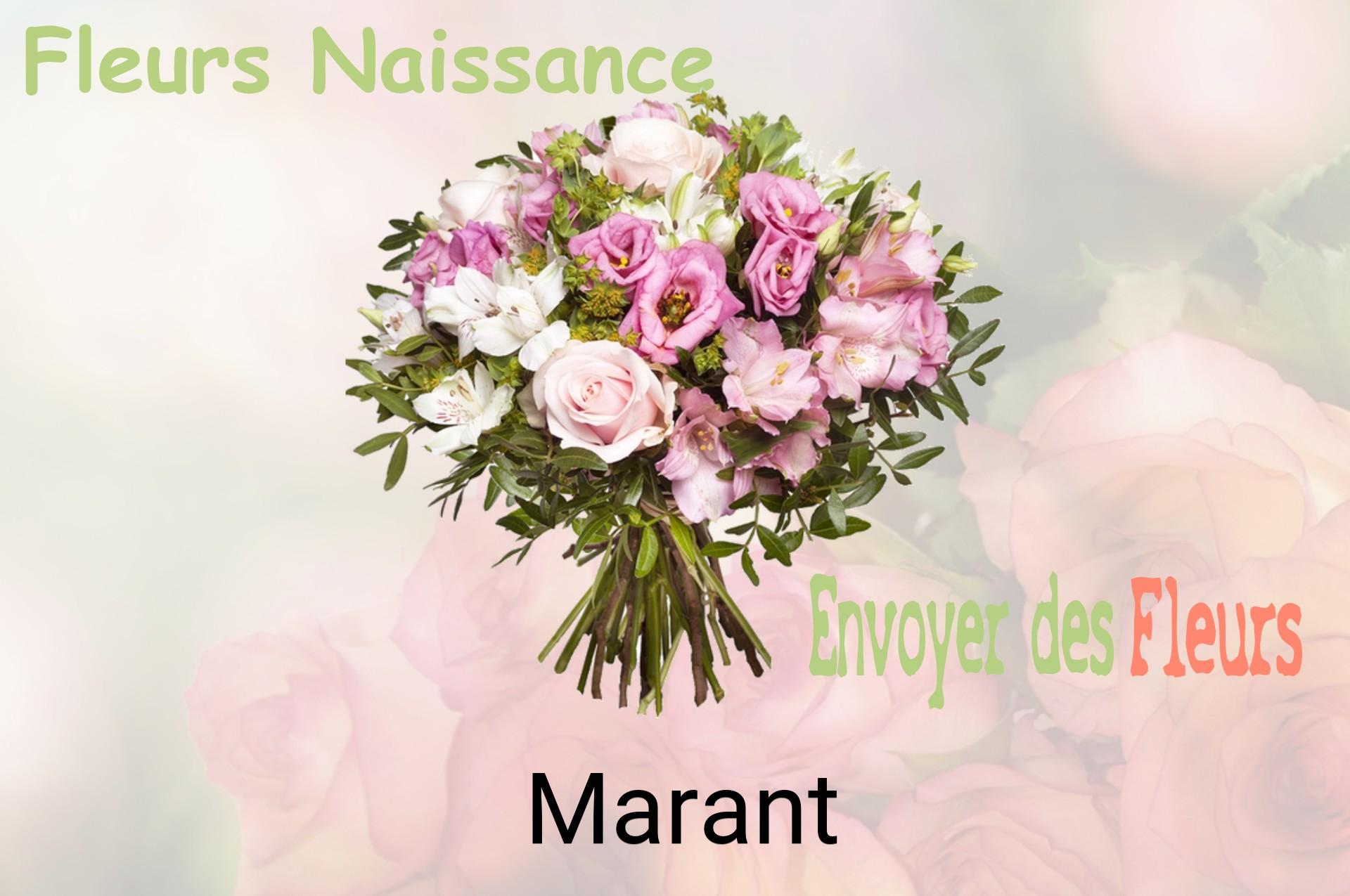 Bouquet de fleurs de naissance livré à Marant
